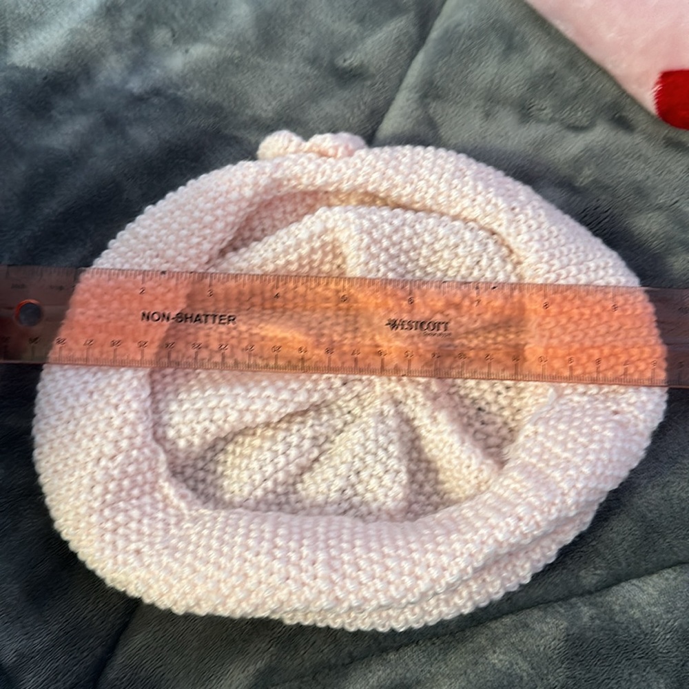 Handmade Pink Crochet Hat - Picture 3 of 3